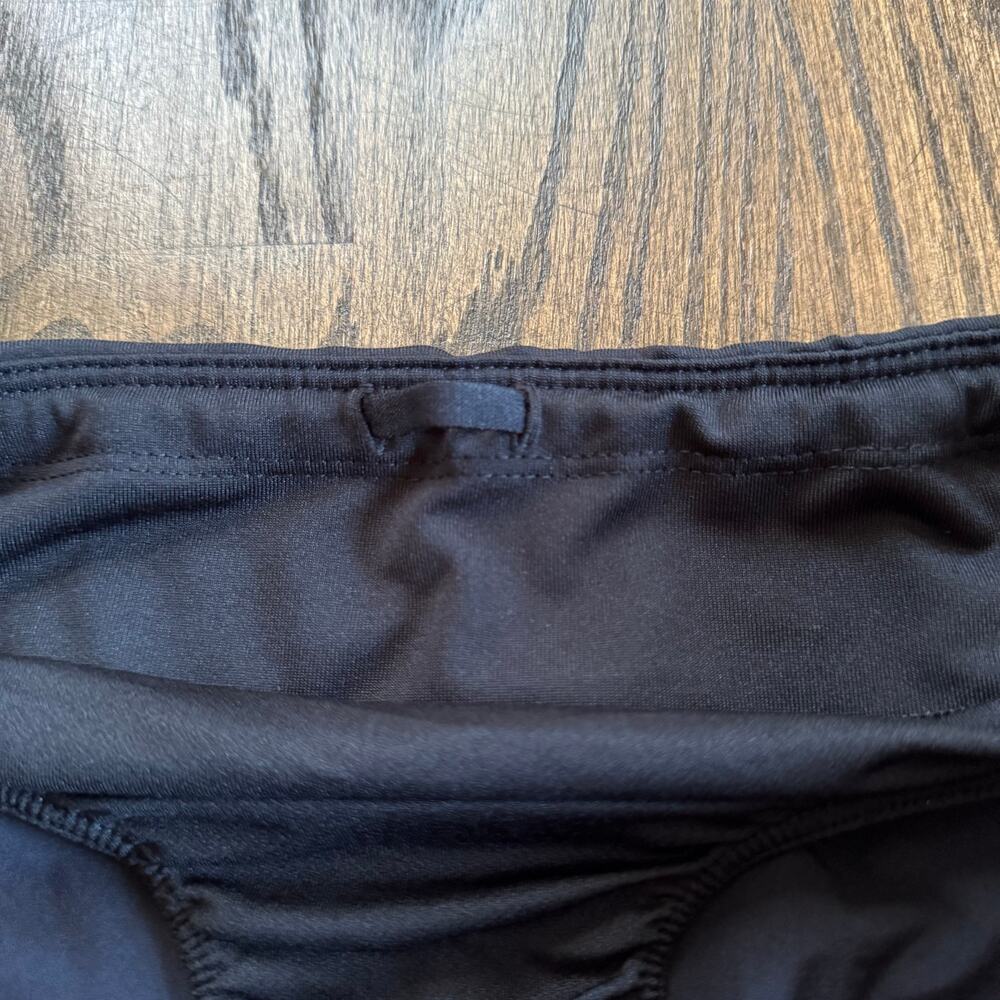 Athleta Womens Solid Black Athletic Running Shorts with Liner Size Medium - Picture 5 of 9